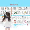 Kids Drawing Toys Sticky Coloring Roll Paper DIY Graffiti Scroll Color Filling Paper Painting Educational Toys for Girls Gift 1