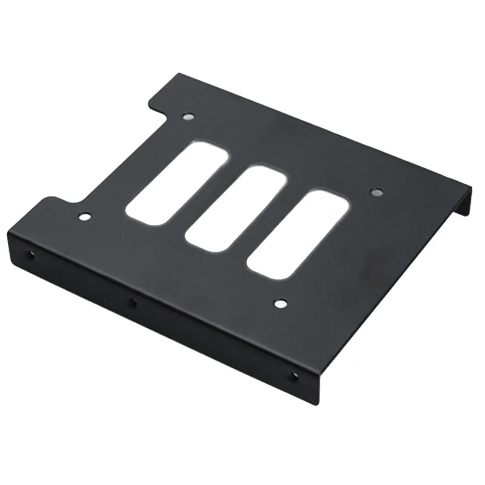 PC 하드 드라이브 거치대 지지대, 2.5 인치 SSD HDD-3.5 인치 금속 마운팅 어댑터 브래킷, 도크 하드 드라이브 HDD SSD 인클로저