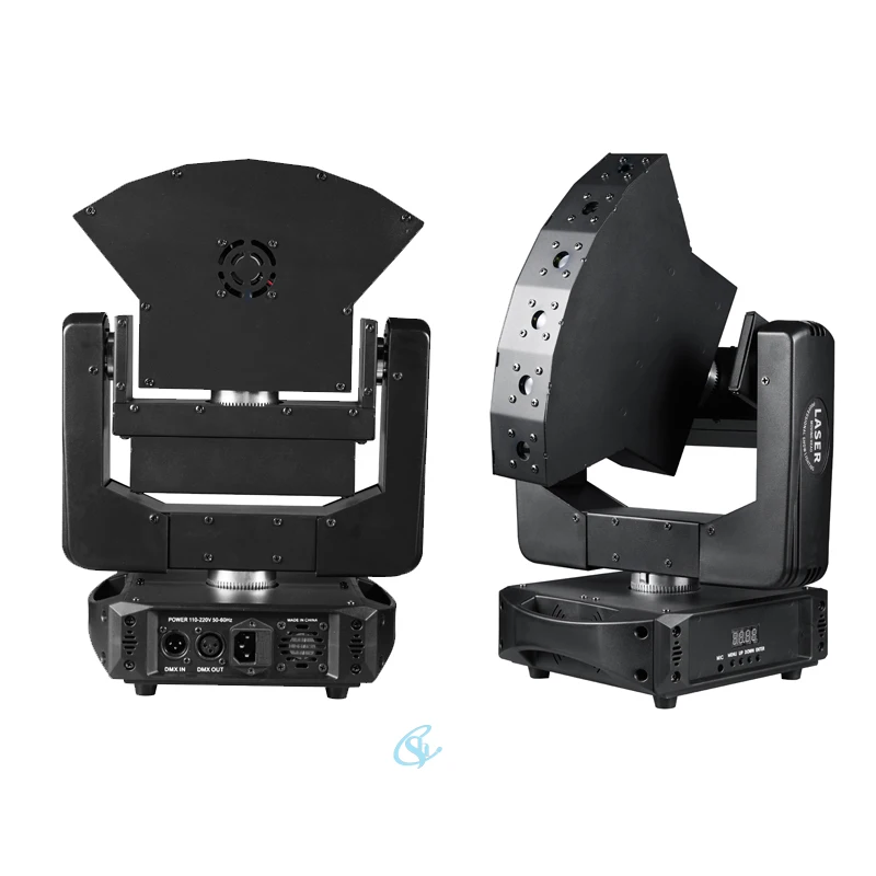 6 Eyes RGB Laser Moving Head Light Infinite Rotation Dmx512 Controller for Bar C