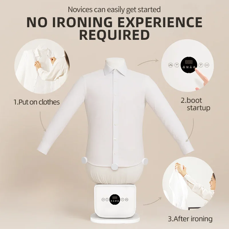 Premium Electric Intelligent Ironing Machine Mini Smart Automatic Steam Iron Stand Electric Baby Clothes Dryer Machine 4