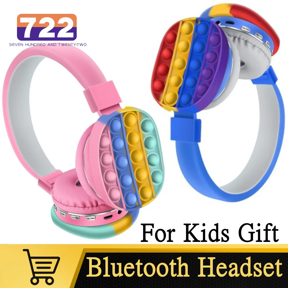 Rainbow Wireless Headphones Creative Bluetooth Headset For Kids