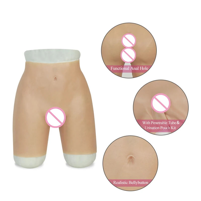 Mutandina Anca Finta in Silicone per Cosplay Mutandina Gluteo Finto per Sollevamento dell