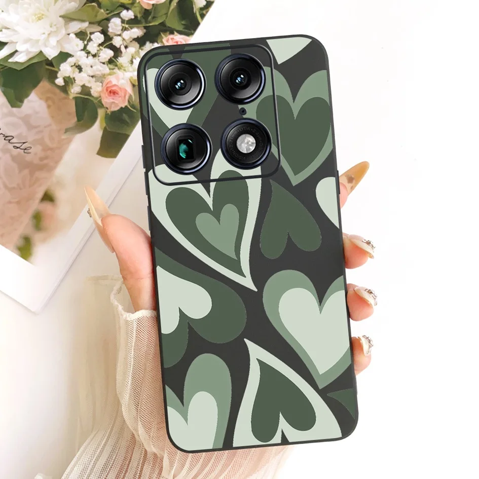 Floral Marble Soft Silicone Protective Case