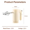 5-Speed Electric Handheld Mixer Whisk Eggs Beater Food Processor Dough Hooks Blender Butter Stirrer Cream Cake Baking Agitator 3