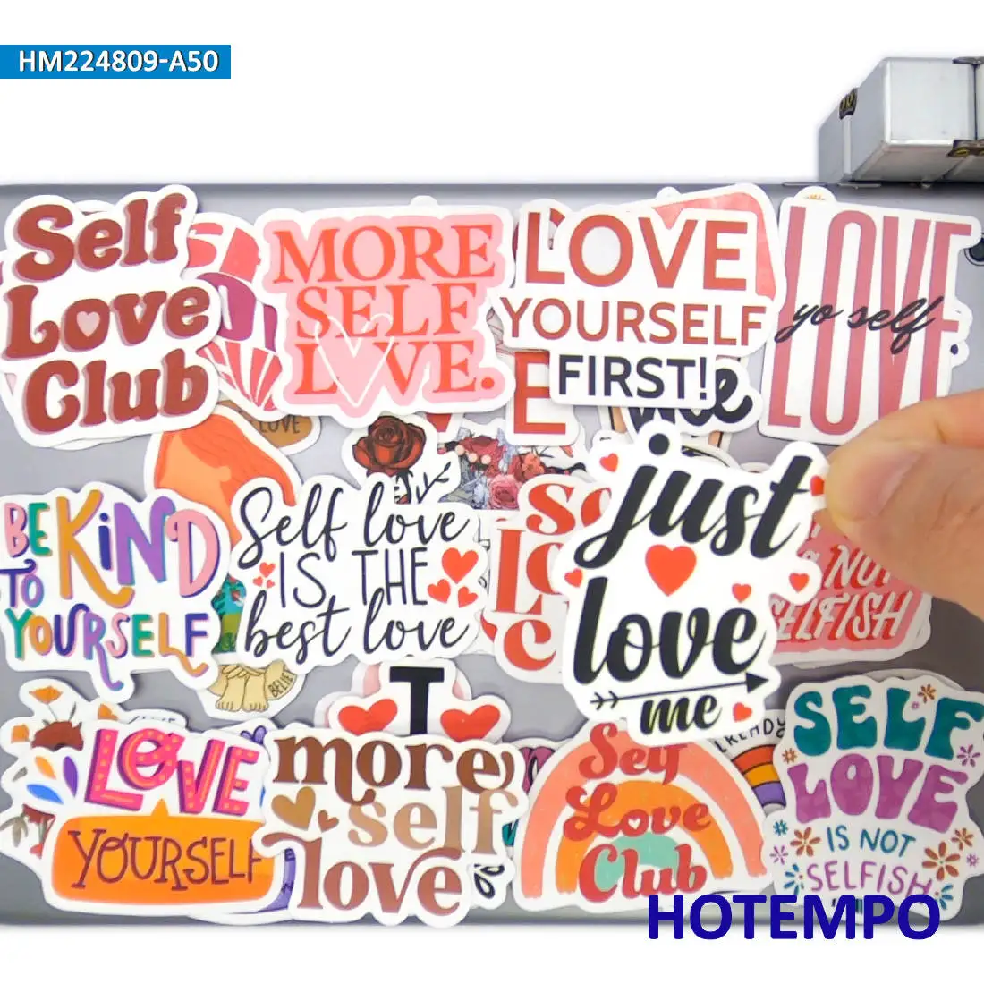 20/30/50 Stück, Self Love Decals, Passen Sie auf sich auf, Niedliche Aufkleber, für DIY, Gepäck, Motorrad, Fahrrad, Auto, Gitarre, Telefon, Skateboard, Helme, Laptop-Aufkleber – Detail 3