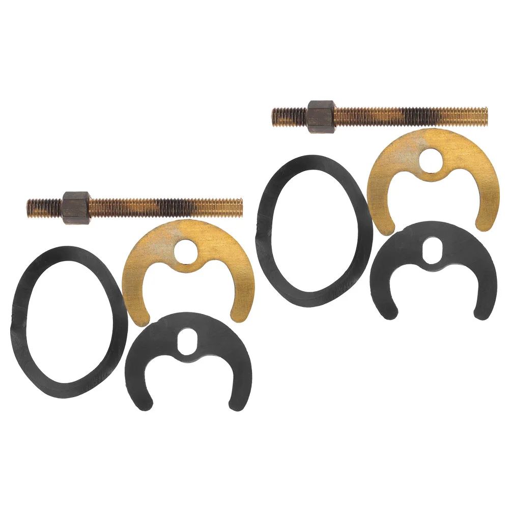 

2 Sets Water Spigot Horseshoe Kitchen Faucet Anti loosing Fixing Fittings Faucet Fastenings