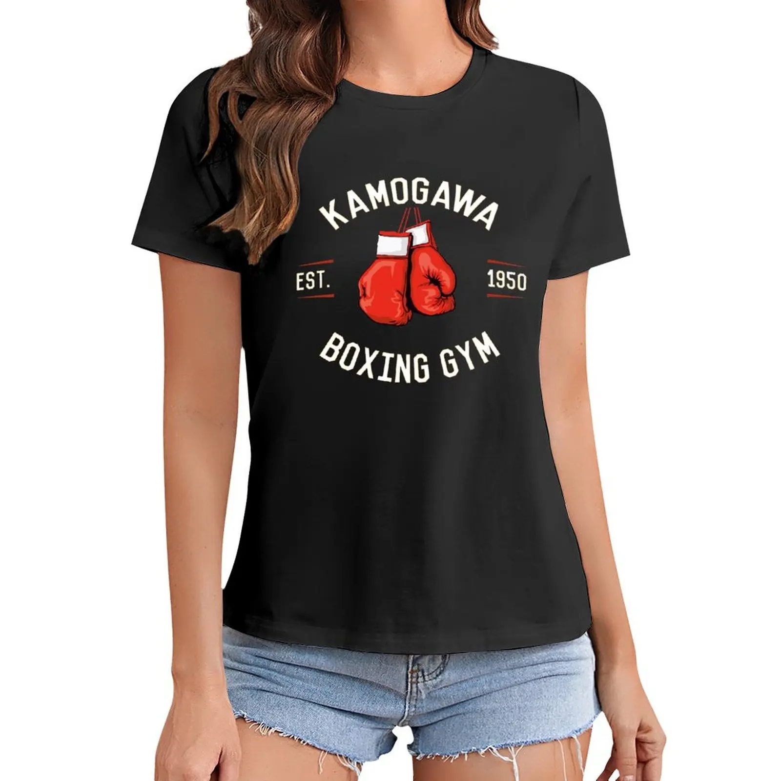 

Hajime no Ippo KBG Design T-Shirt quick drying customs Woman T-shirts