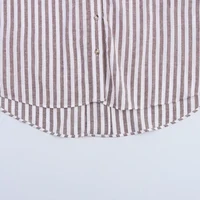 HXAO chemise femme chemisier surdimensionné chemise d'été et chemisier jaune rose blanc chemise rayée élégante grande taille chemises à manches longues 6