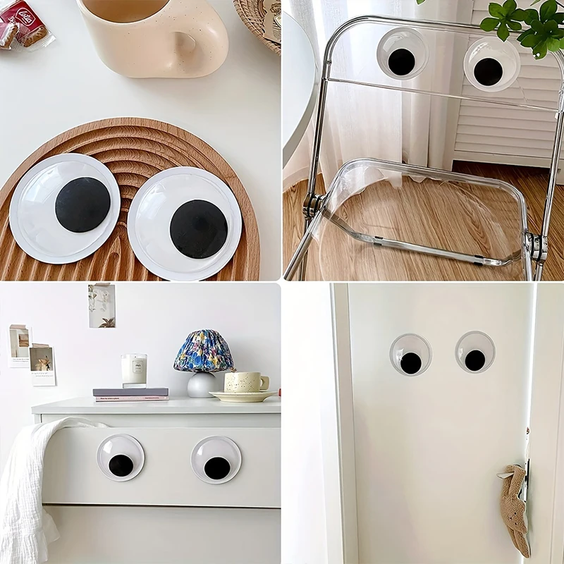 Googly eyes stickers 1pair Self Adhesive Wiggly Wobbly Googly Eyes Sticker For Dolls Toy
