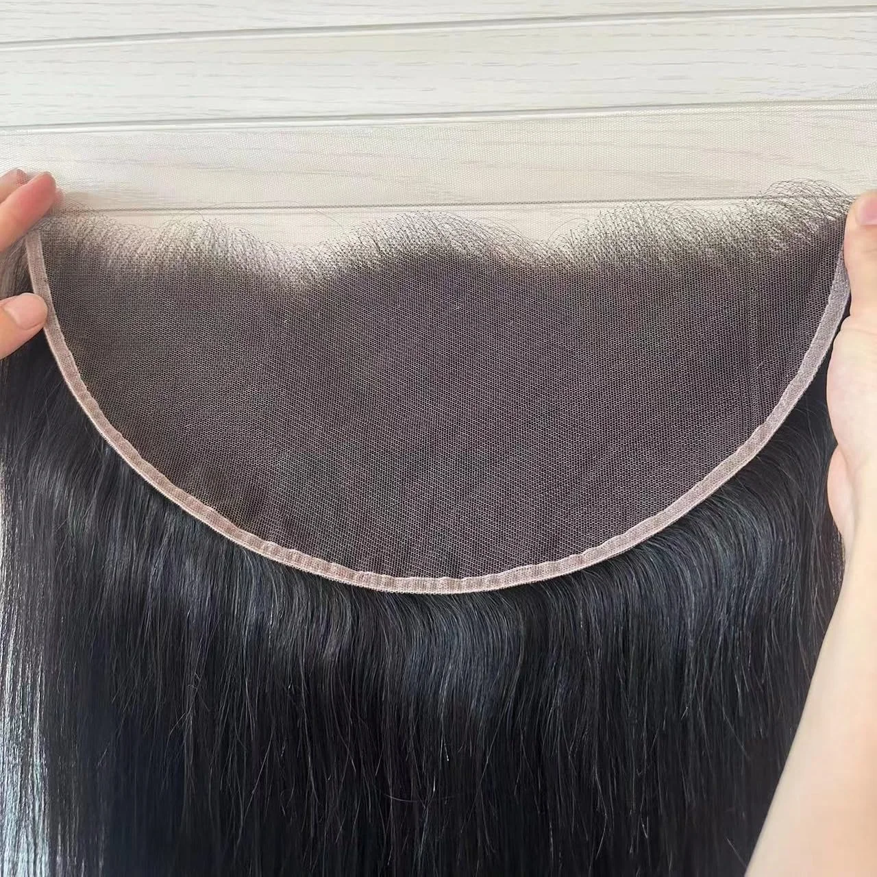 Frontal 13x4 HD Lace Only Invisible Transparent Lace Melt Skins Straight 13x4 Frontal Human Hair Remy Pre Plucked human hair lace product human hair frontal