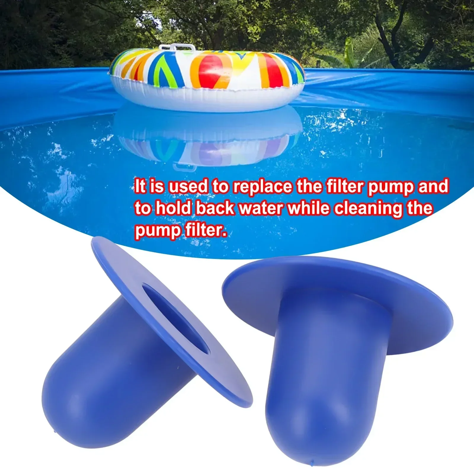 2pcs Swimming Pool Plugs For Intex Wall Plug Ground Swimming
