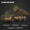 Large RC Truck Boy Toys 1:20 Double Rc Dumper Cars Trucks Remote Wireless Car Tractor Articulated Dump Engineering Car Toys Gift 4