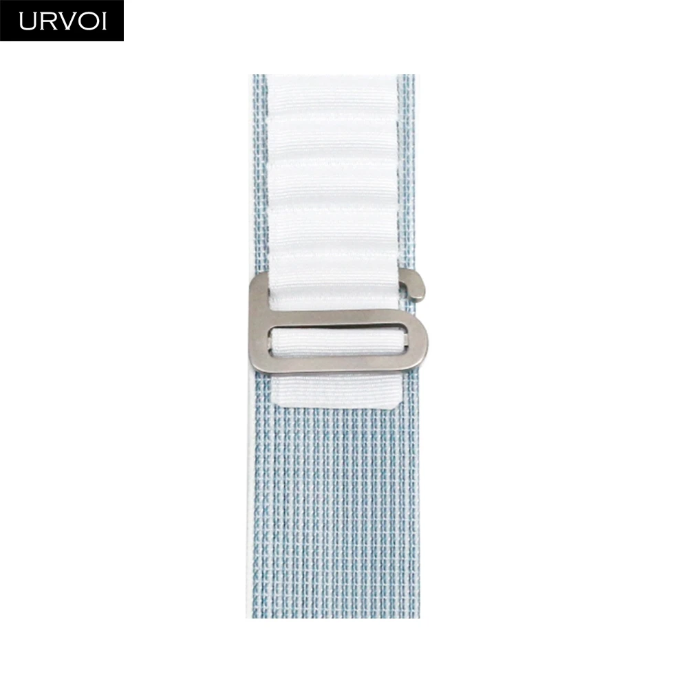 URVOI Black Woven Polyester Strap with G-Hook Closure