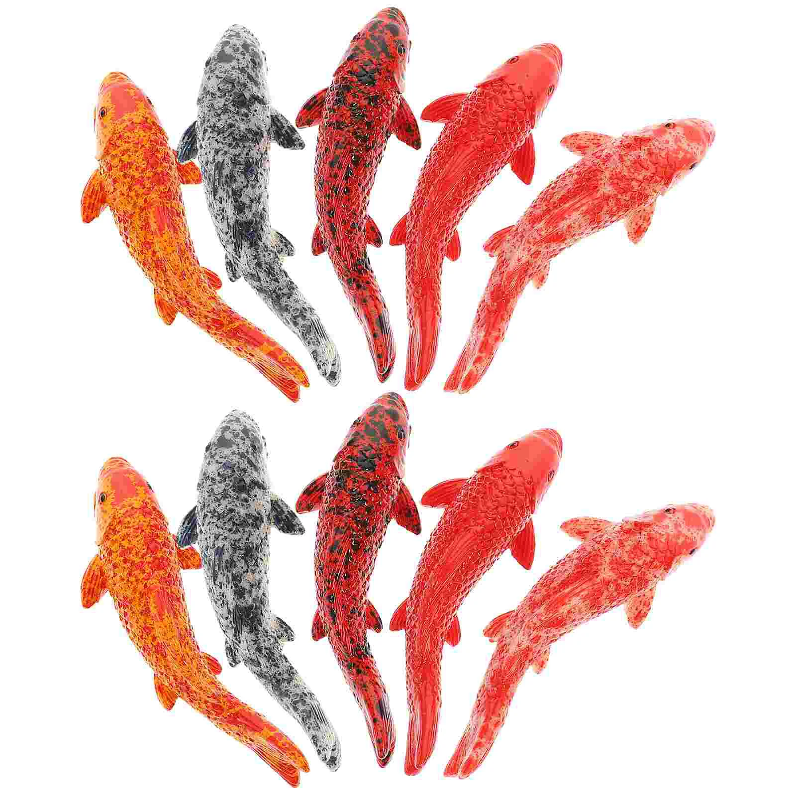 

5Pcs Simulation Floating Fish Decoration Terrarium Landscaping Fish Craft Lovely Floating Fish Model