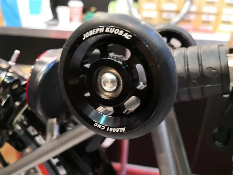 1 Paio Easywheel Per Brompton Ruota Bici Pieghevole 60Mm C38C Al6061 Cnc