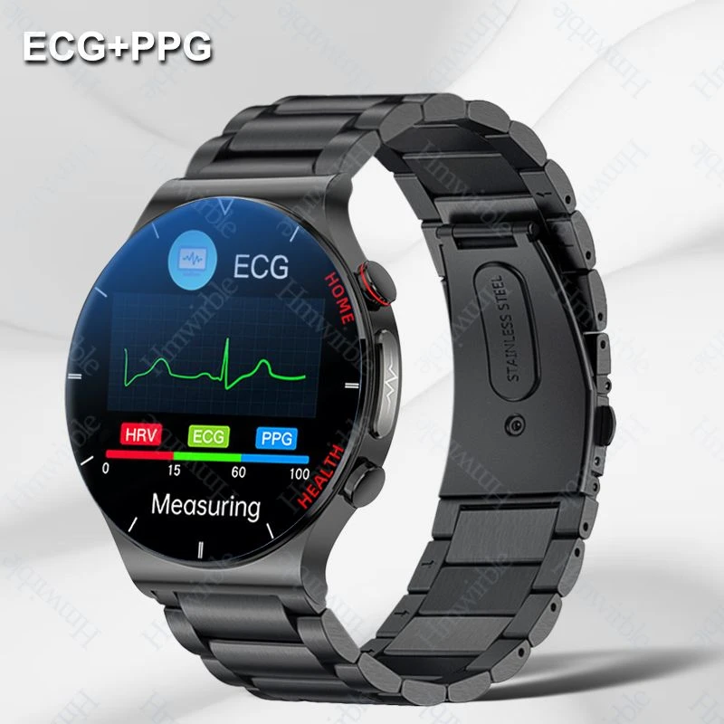 2022 Ekg 스마트 워치 남자 Xiaomi 삼성 Smartwatch 레이저 치료 혈압 산소 Ip68 방수 360*360 시계