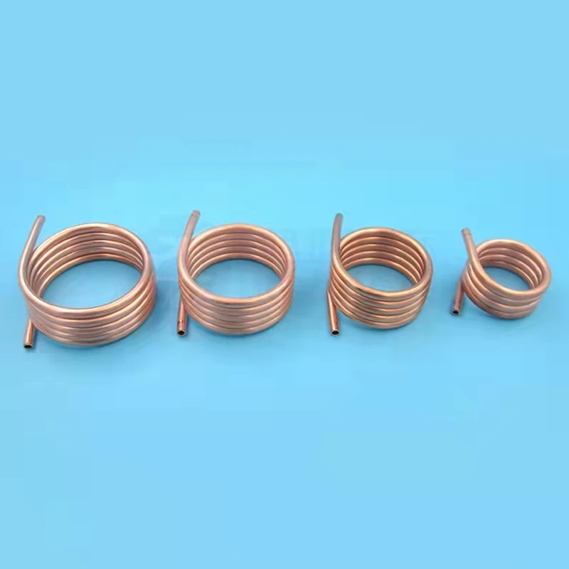 

1PC 380 550 775 895 997 brushed motor water cooling jacket pure copper tube winding motor circulating water cooling ring