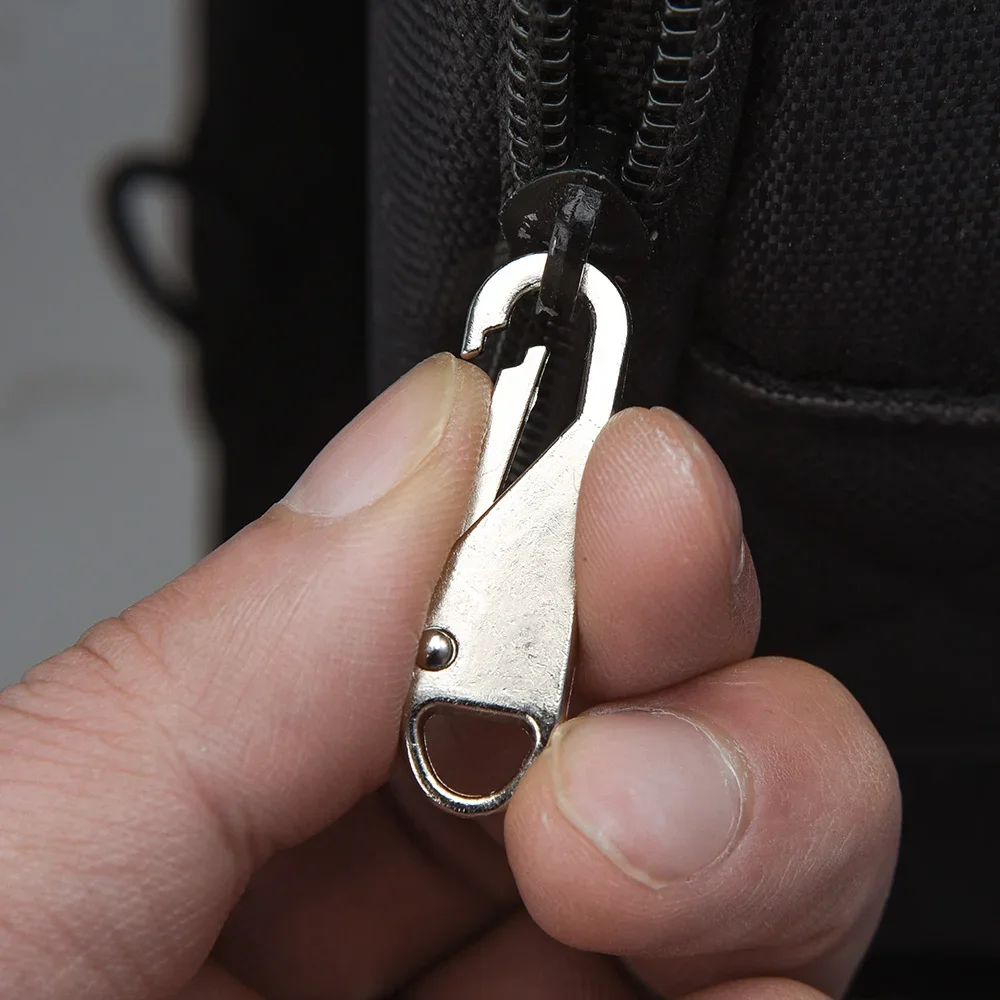 Zipper Slider 1-10Pcs Zipper Slider Puller Instant Zipper Repair Bag Replacement Bad Buckle Travel Bag Suitcase Head DIY Sewing Craft