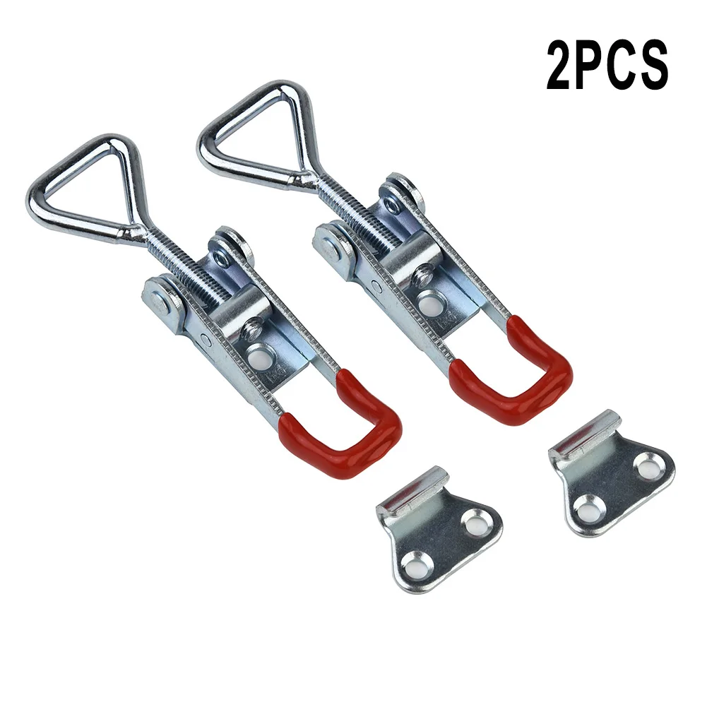 Description Picture 2 of item2Pcs Hand Tool Toggle Clamp MUMR999 Horizontal Door Bolts Type Quick Release Tool Clamps For Jigging  Welding Repairing