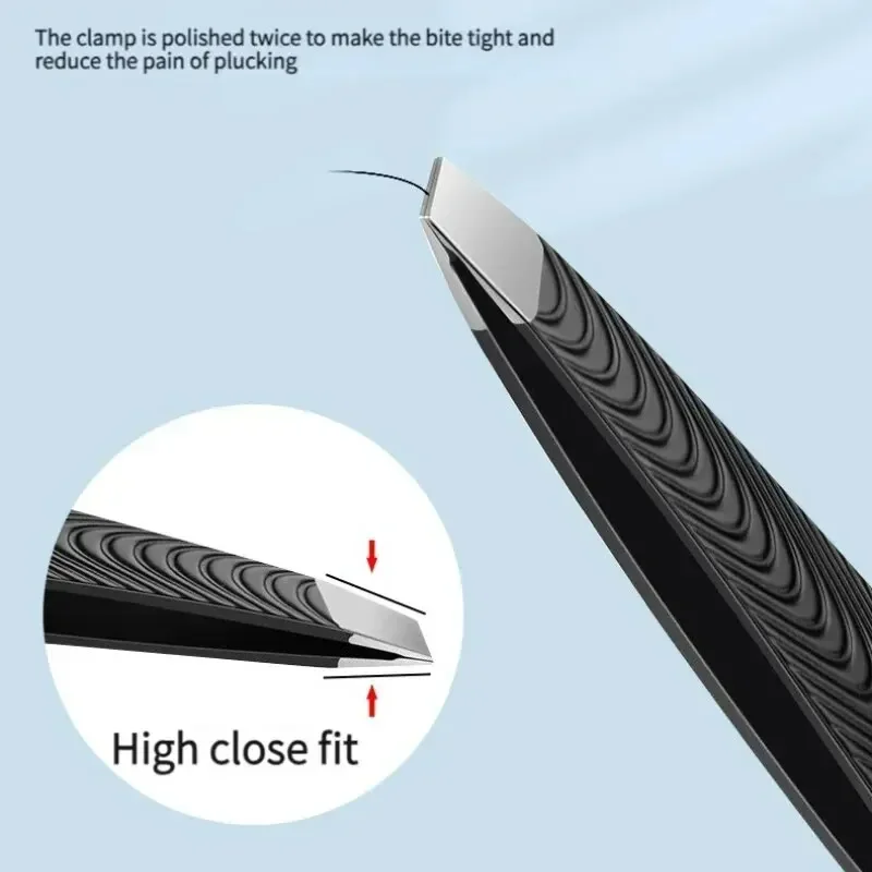 Eyelash Brow Tweezers Trimmer  Beard 1PPiece Professional Eyebrows Hair Removal For Face Makeup Tool Man Or Women