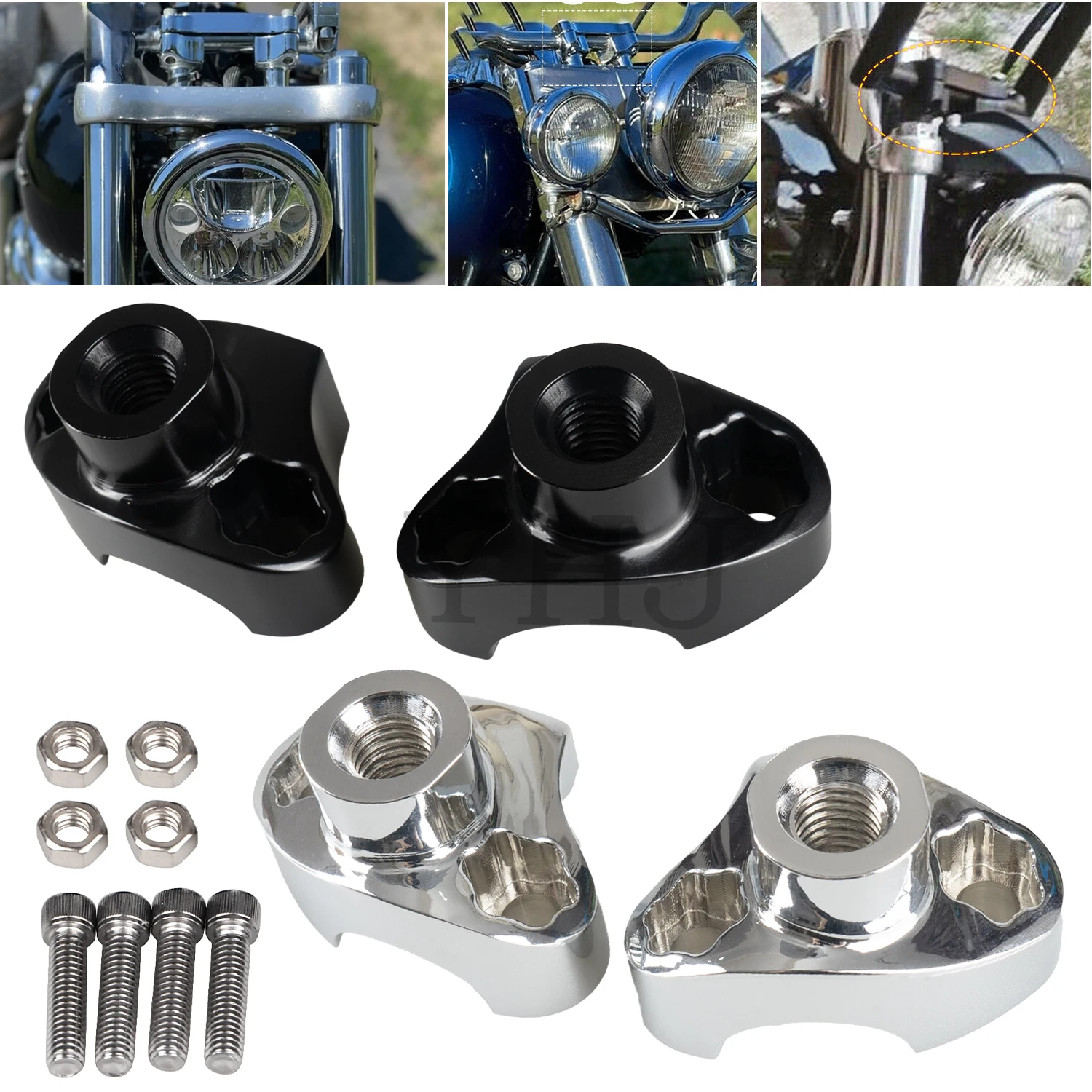 Billet Aluminum Fuel Gas Tank Oil Cap For Harley Dyna, Softail, Sportster XL 883/1200 – Black & Yellow