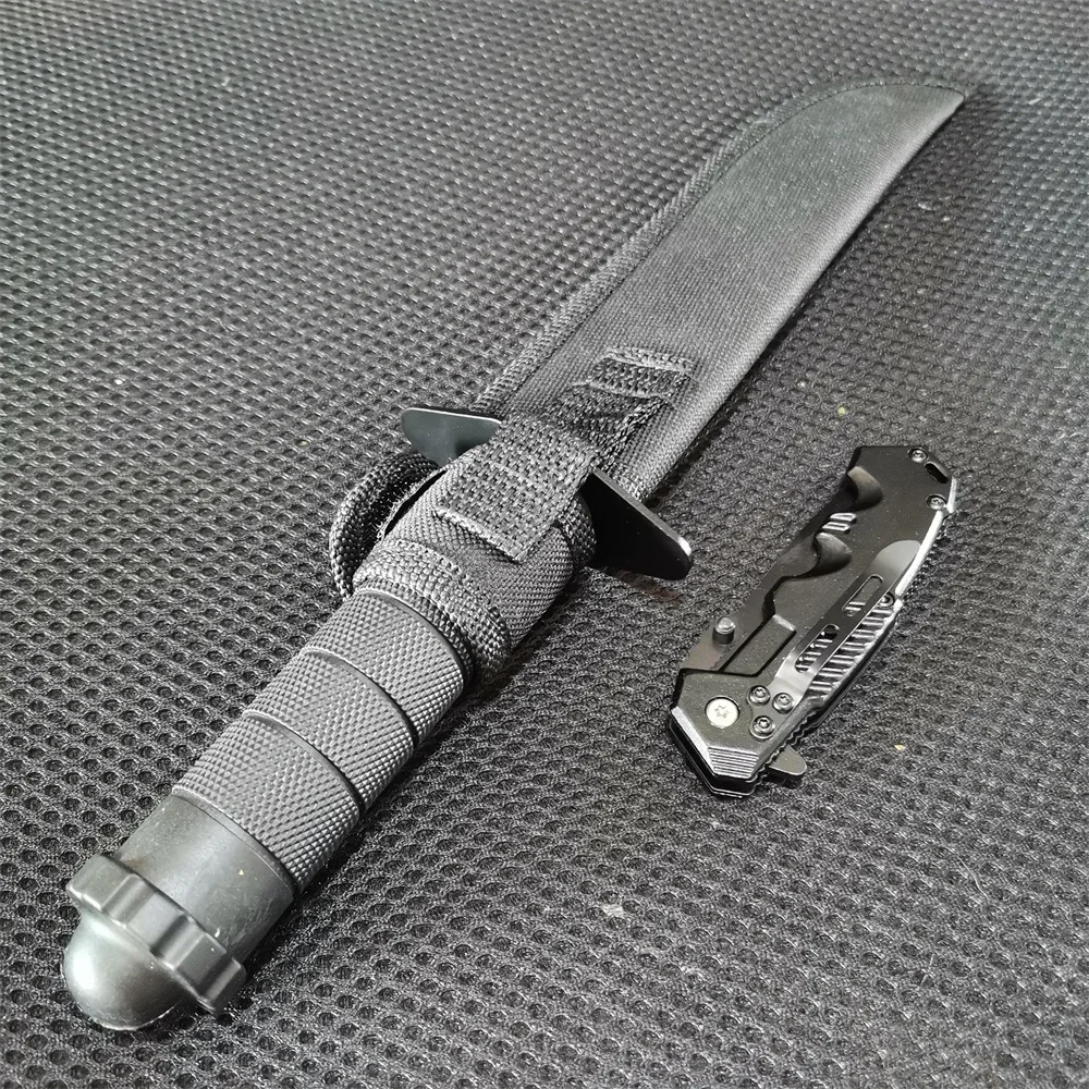 8Cr13MoV Fixed & Folding Knife Set 5