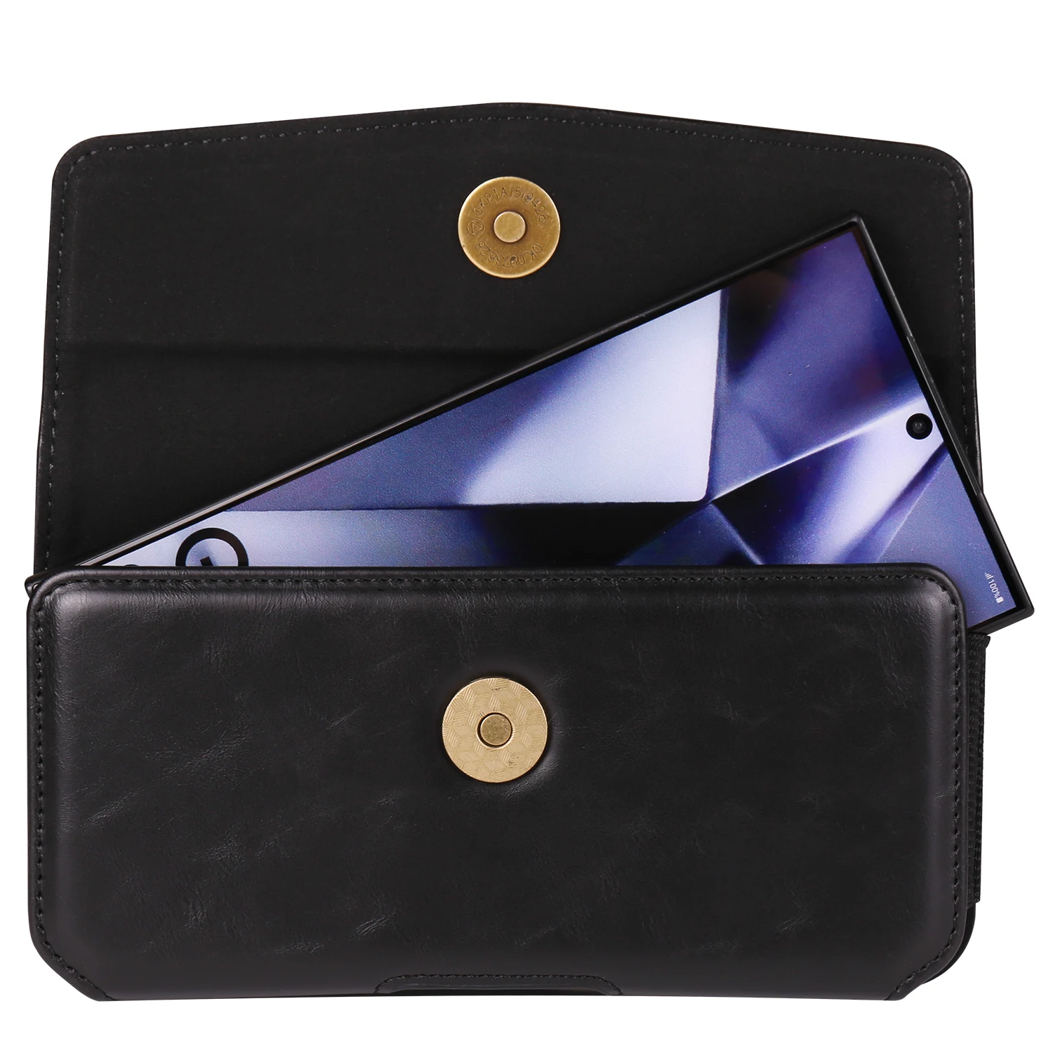 FULAIKATE Horizontale Universal-Handytasche aus Leder, Hüfttasche mit Kartensteckplatz für Samsung Galaxy S25 Ultra, iPhone 17 Pro Max, Herren – Detail 14