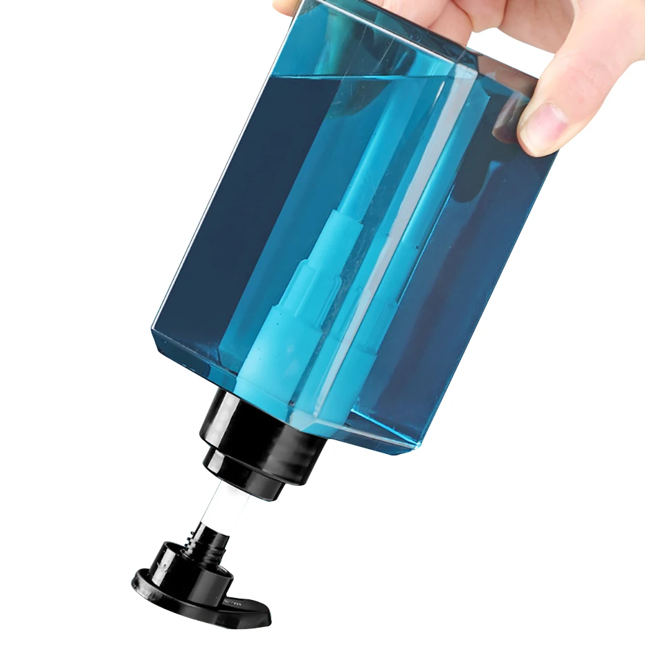 Square Plastic Refillable Soap Dispenser Shampoo Body Lotion Hand Dish Soap Pump Dispenser Bottle for Kitchen Bathroom soap dispenser shampoo dispenser refillable plastic bottles refillable bottle soap dispenser bottle