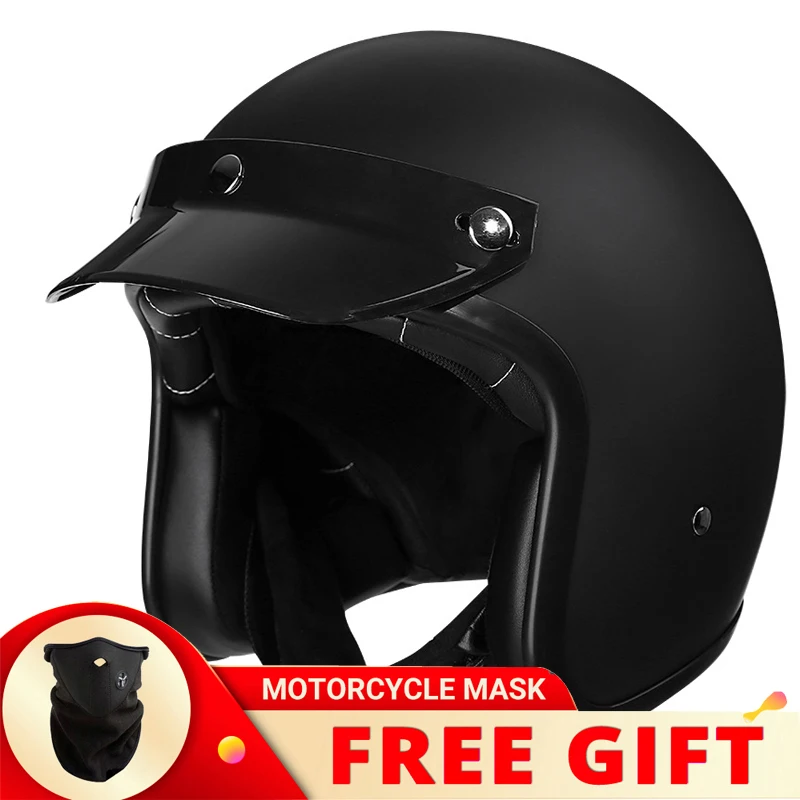 

DOT Fashion Motorcycle Open Face Helmet Japan Korea Scooter Riding Casque Safety Chopper Style Motorbike Jet Capacetes Para Moto