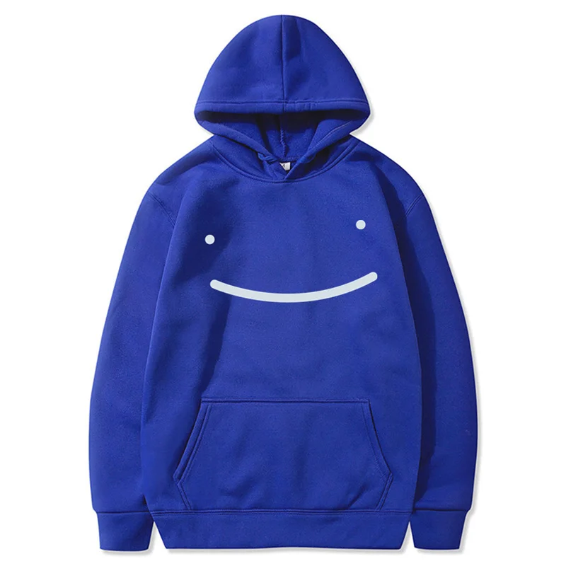 2023 New Hip Hop Streetwear Fashion Hoody Funny Smile Printed Mens Women Hoodies Sweatshirts Fleece Pullover Casual