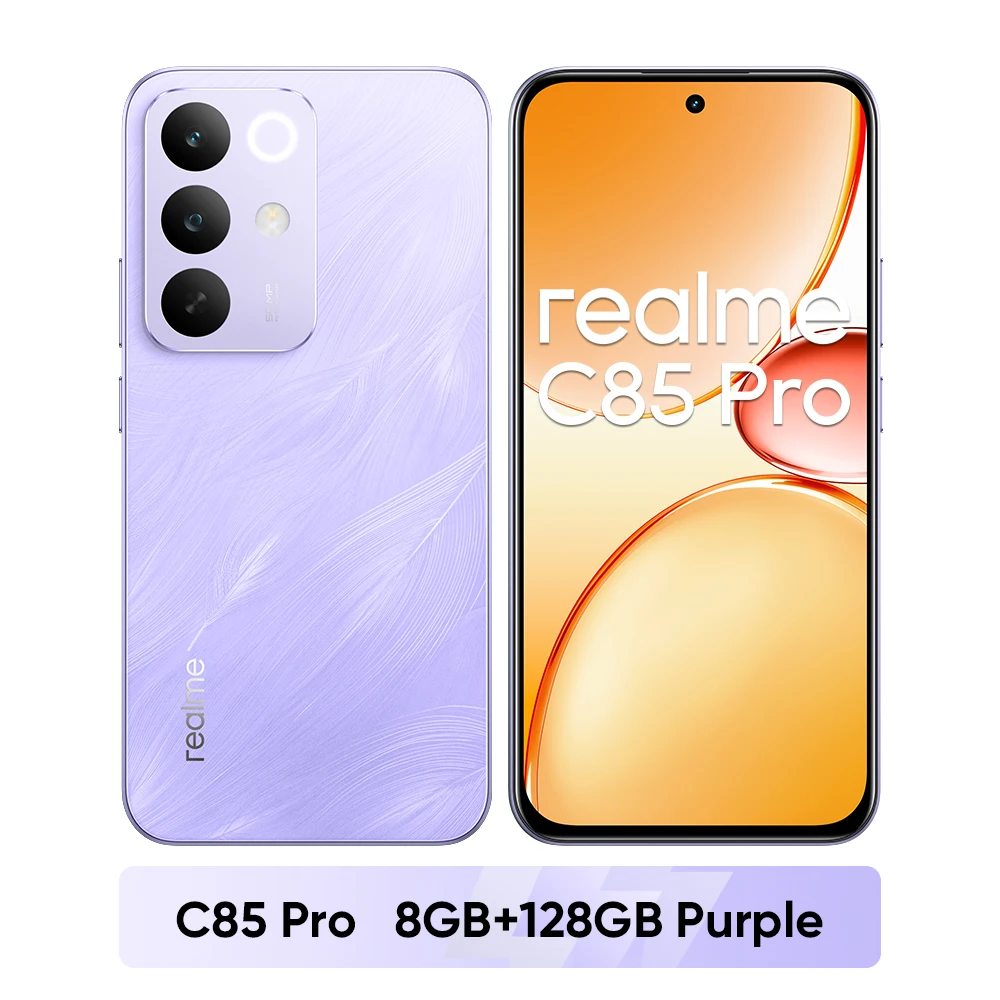 هاتف ذكي Realme C85 Pro بطارية NFC 7000 مللي أمبير...