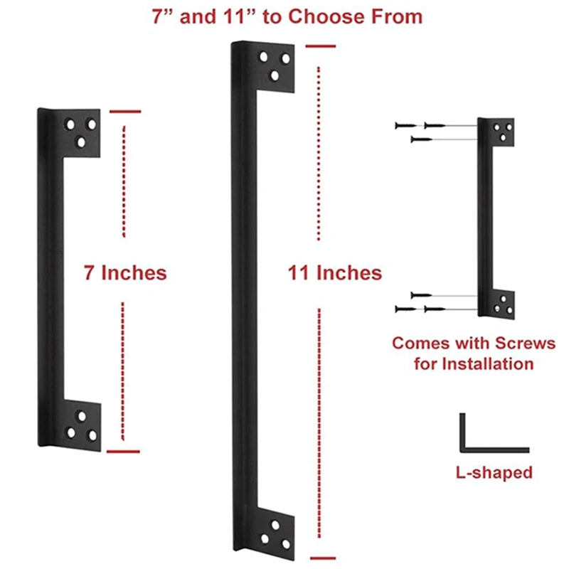 Door Latch Shield Plates, Outswing Door Security Protector, Latch Guard, Cover To Block 11 Inch Easy Install