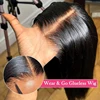 30 40 Inches Human Hair Ready To Wear Pre-Cut Lace Wear And Go Glueless Wigs Straight 13x4 Lace Front Human Hair Wig For Women 1