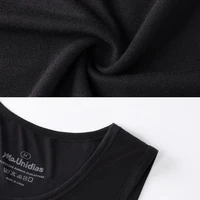 2 قطعة/الحزمة الرجال تانك القمم أكمام رياضة تي شيرت رجل سترة بلون ضغط الملابس الداخلية الرجال بلايز عالية الجودة ألياف الخيزران 5