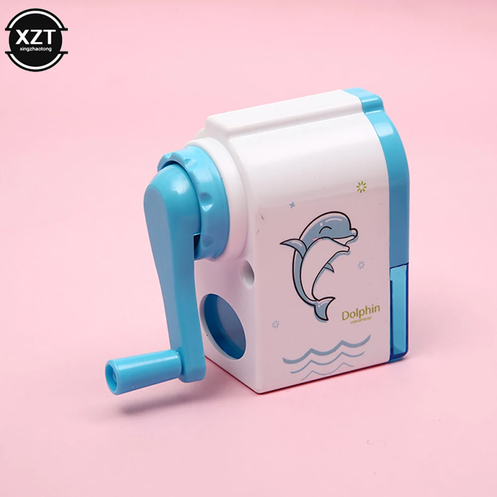 Lovely Cartoon Mechanical Hand Crank Sharpener for Pencil School Office Supplies Student Stationery Children's Pencil Sharpener