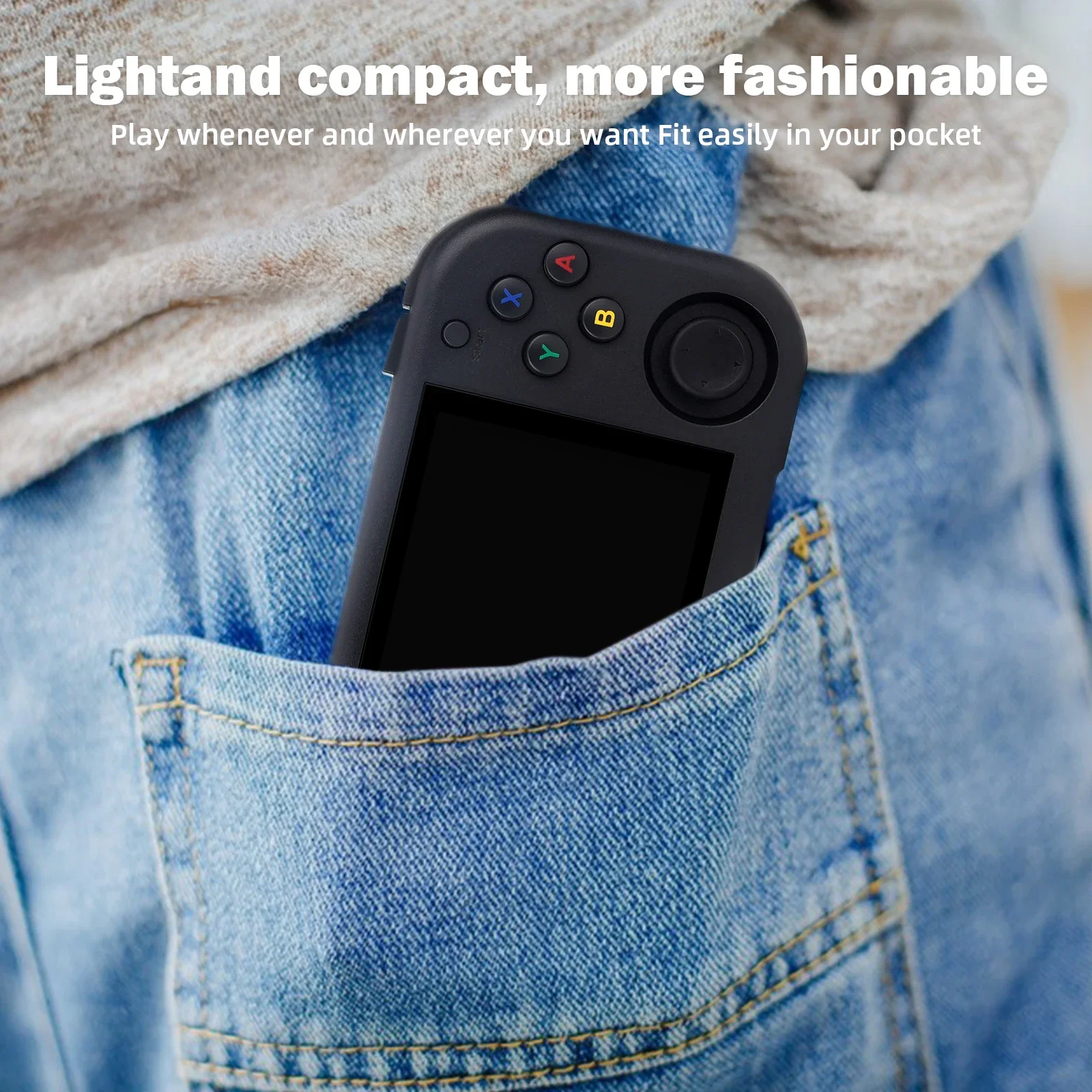 Ampown Mini Zero 28 Dual OS Retro Handheld Emulator 2.8″ OCA IPS — vue 8