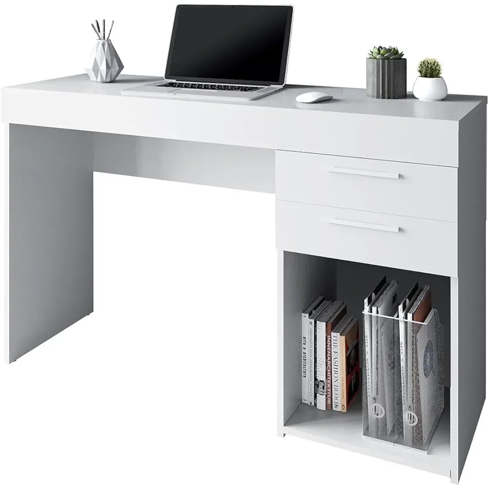 

47.6" W X 16.1" D X 30.3 Reading Desk Computer Home Office Drawers Ideal for Small Spaces Writing Desk Freight free