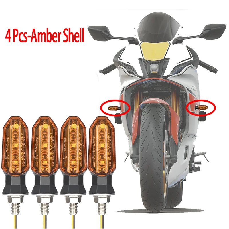 4 x Amber Shell