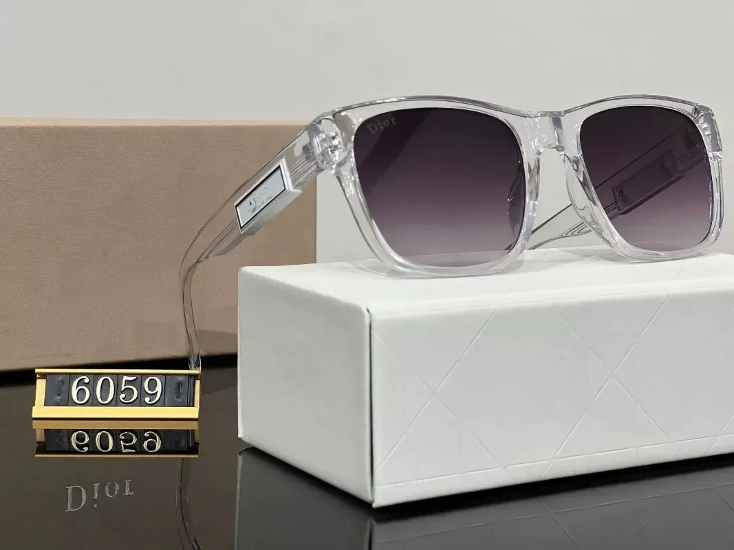 Women Sunglasses Square Frame Letter Printing 2025