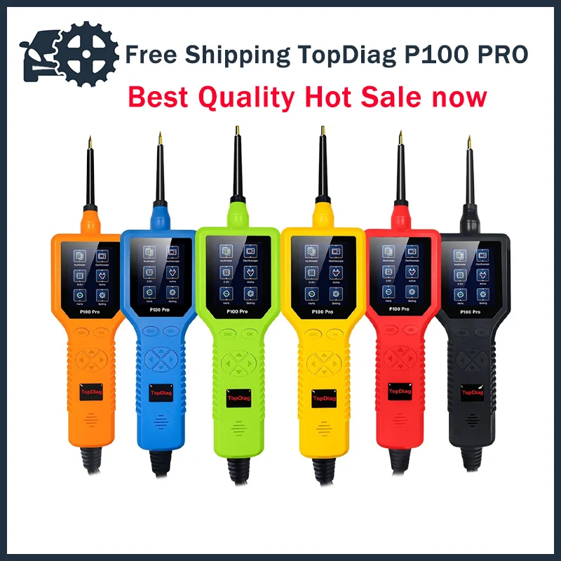 

Free Shipping TopDiag P100 PRO DC 9-30V Auto Truck Car Electric Circuit Voltage Tester Diagnostic Pen for Car Circuit Test