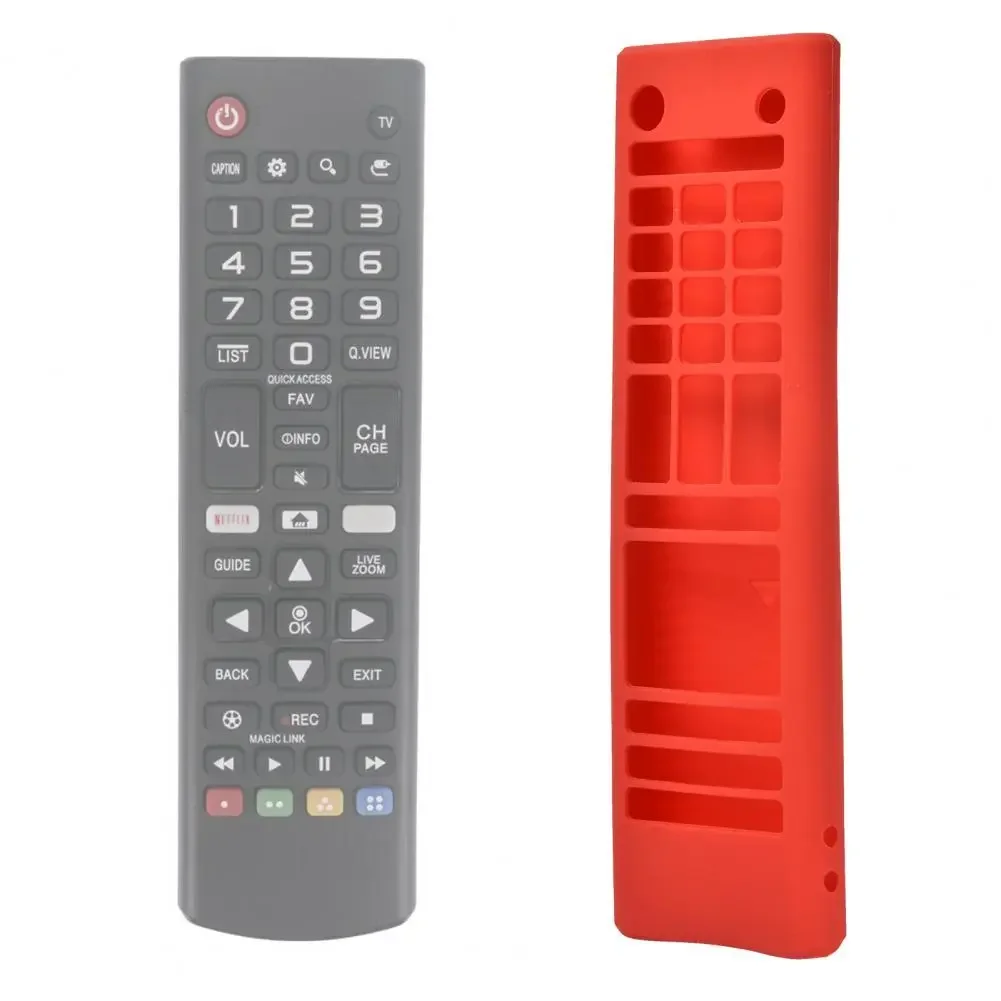 낙하 방지 미끄럼 방지 실리콘 TV 리모컨 케이스 보호대, LG AKB75095307 AKB74915305 AKB75375604 직송