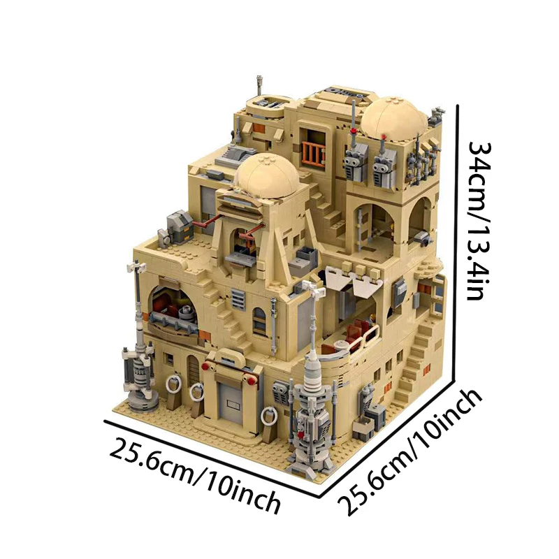 1971PCS MOC Planet Tavern Building Blocks Model Assembly Street View Bricks Toys House Building For Christmas Birthday Gifts