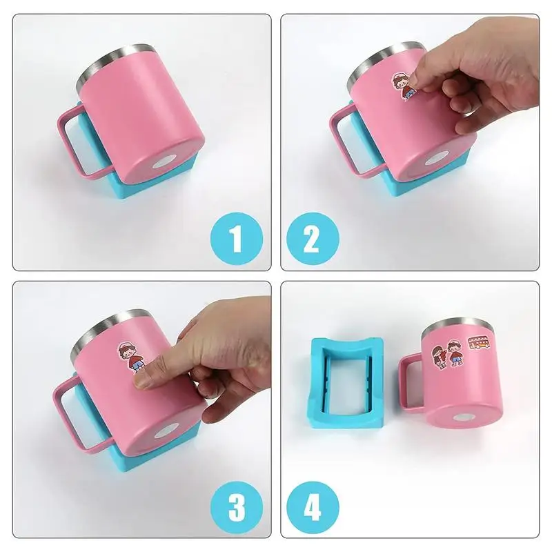 Tumbler Holder For Crafts Small Silicone Cup Cradle With -in Slot