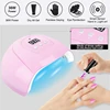 Nail Gel Polish Kit With UV Nail Lamp Soak Off UV LED Nails Varnish Set Semi Permanent Nail Art Gels Lacquer Manicure Tools Set 2