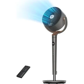 120° Oscillating Standing Pedestal Fan Air Circulator 8 Speeds, 3 modes, 1