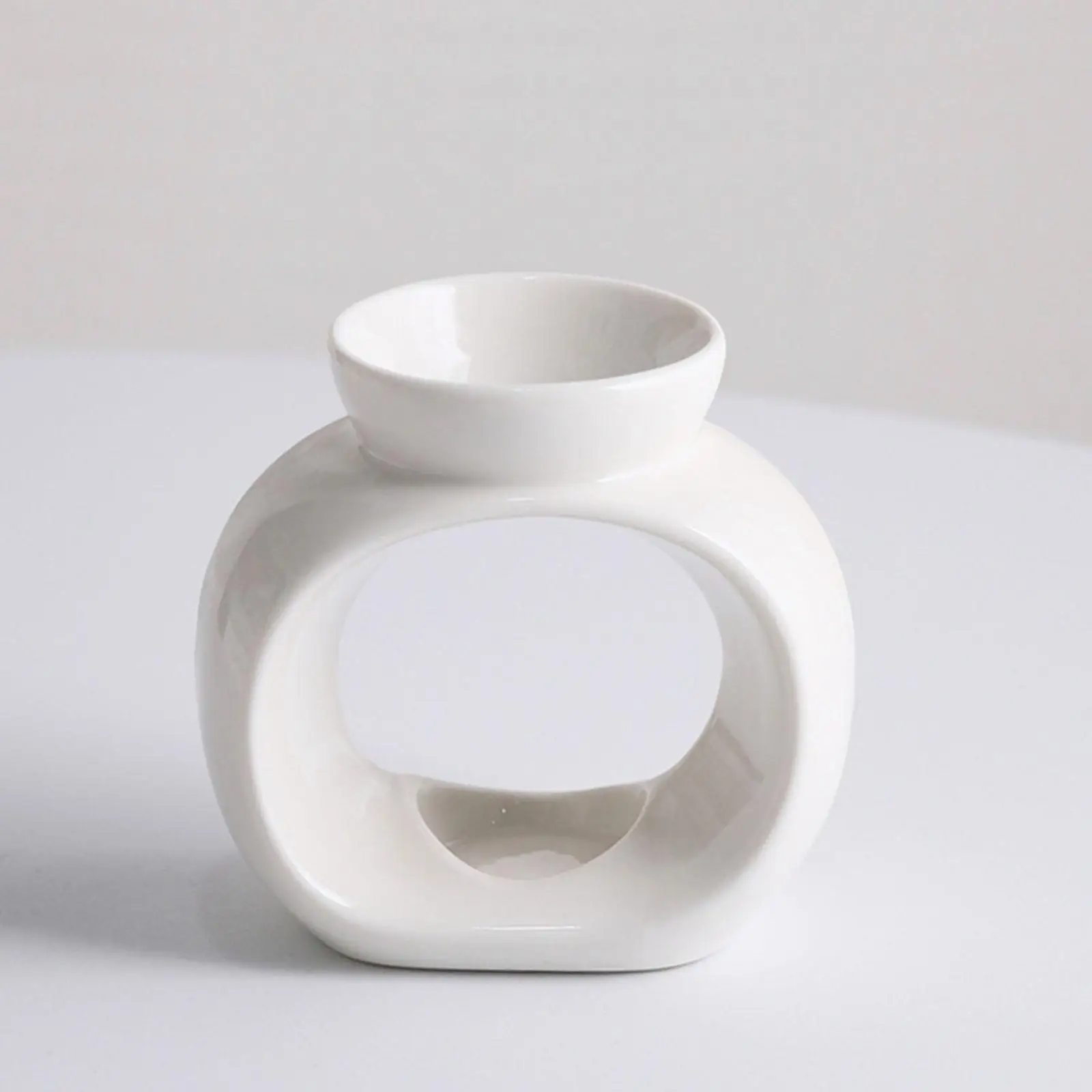 Essential Oil Burner Modern Porcelain Aroma Burner for Patio Essential Oil Burner Modern Porcelain Aroma Burner for Patio