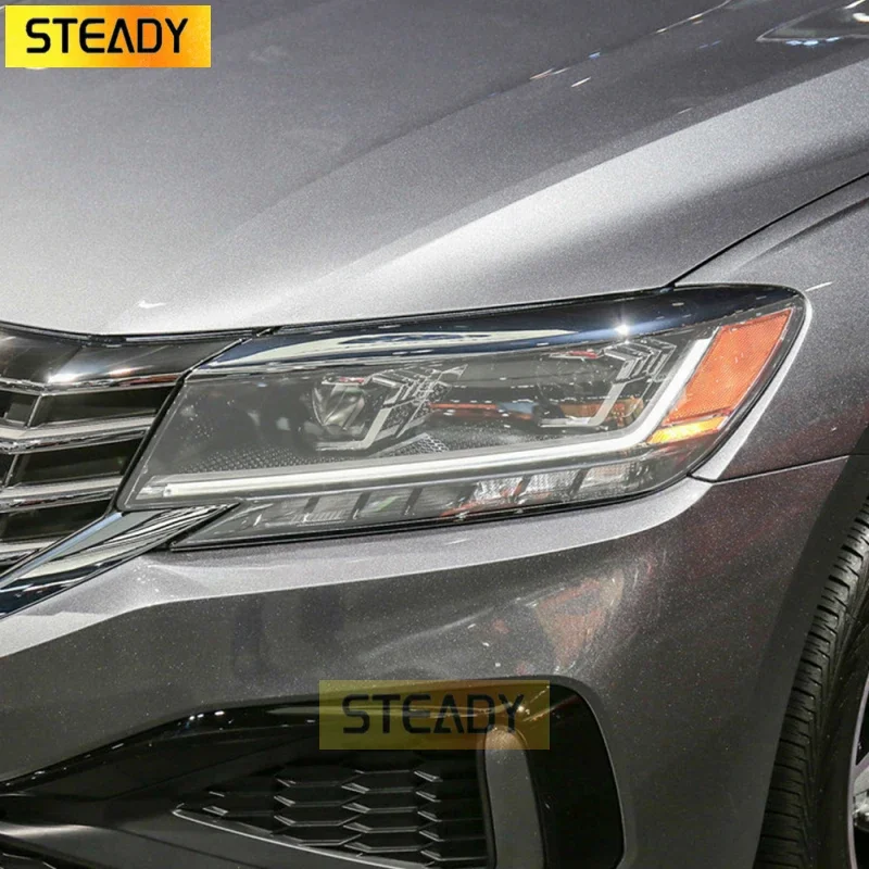 

Car Headlight Protective Film Headlamp Transparent Black TPU Sticker For Volkswagen Passat B8 2015-2020 NMS 2019-On Accessories