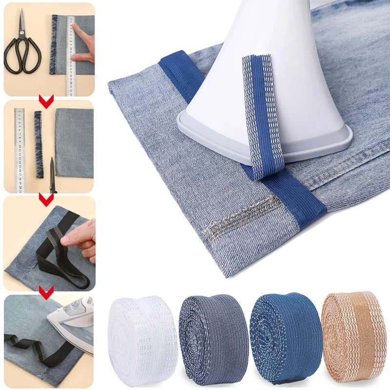 Pants Apparel Edges Sewing Jeans Repair Fabric Pants Repair