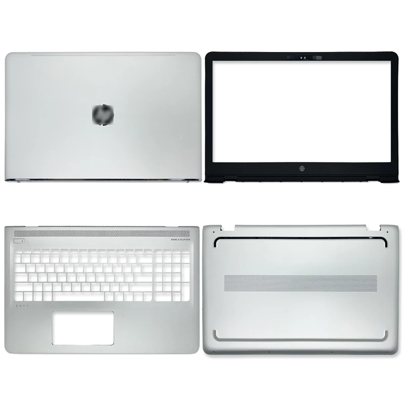 

Чехол для ноутбука HP ENVY 15-AS 15T-AS 15-AS110TU 15-AS109TU 15-AS108TU, задняя крышка для ноутбука 857800-001, серебристый