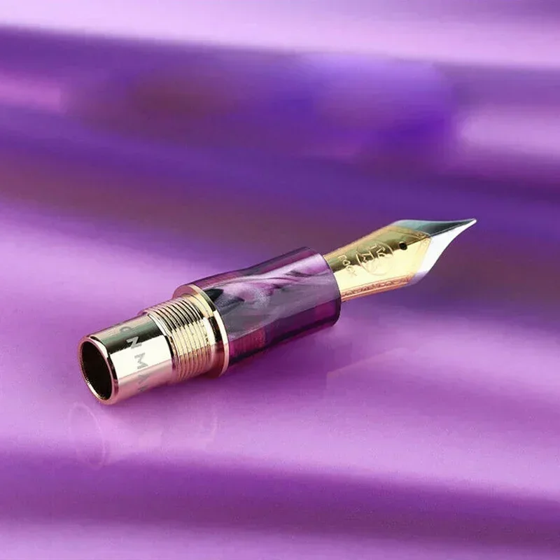 MOONMAN M800 Acrylic Luxury Fountain Pen BOCK F nibs writing Ink Pen High-end gift pen for business Office Writing Supplies 6